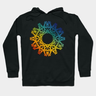 Intertwined rainbow Hoodie